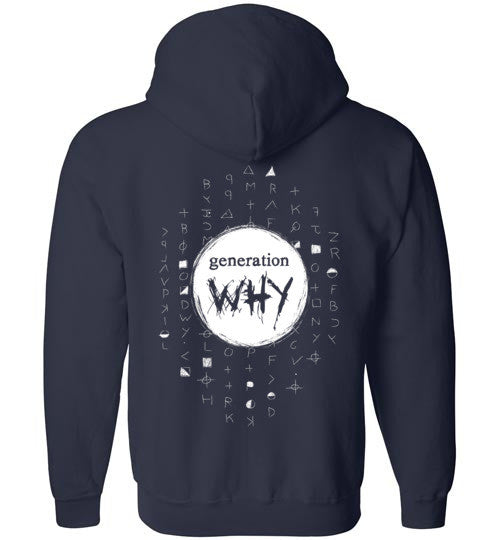 New Zodiac Design Zippered Hoodie Generation Why Podcast