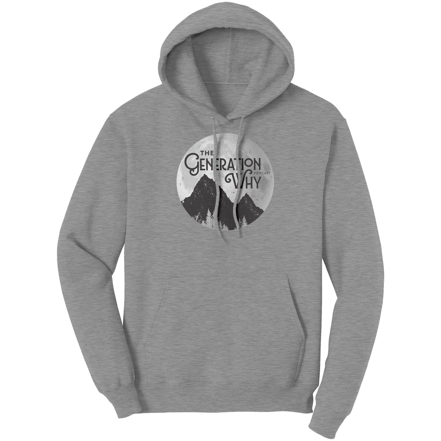Moon Logo Pullover Hoodie