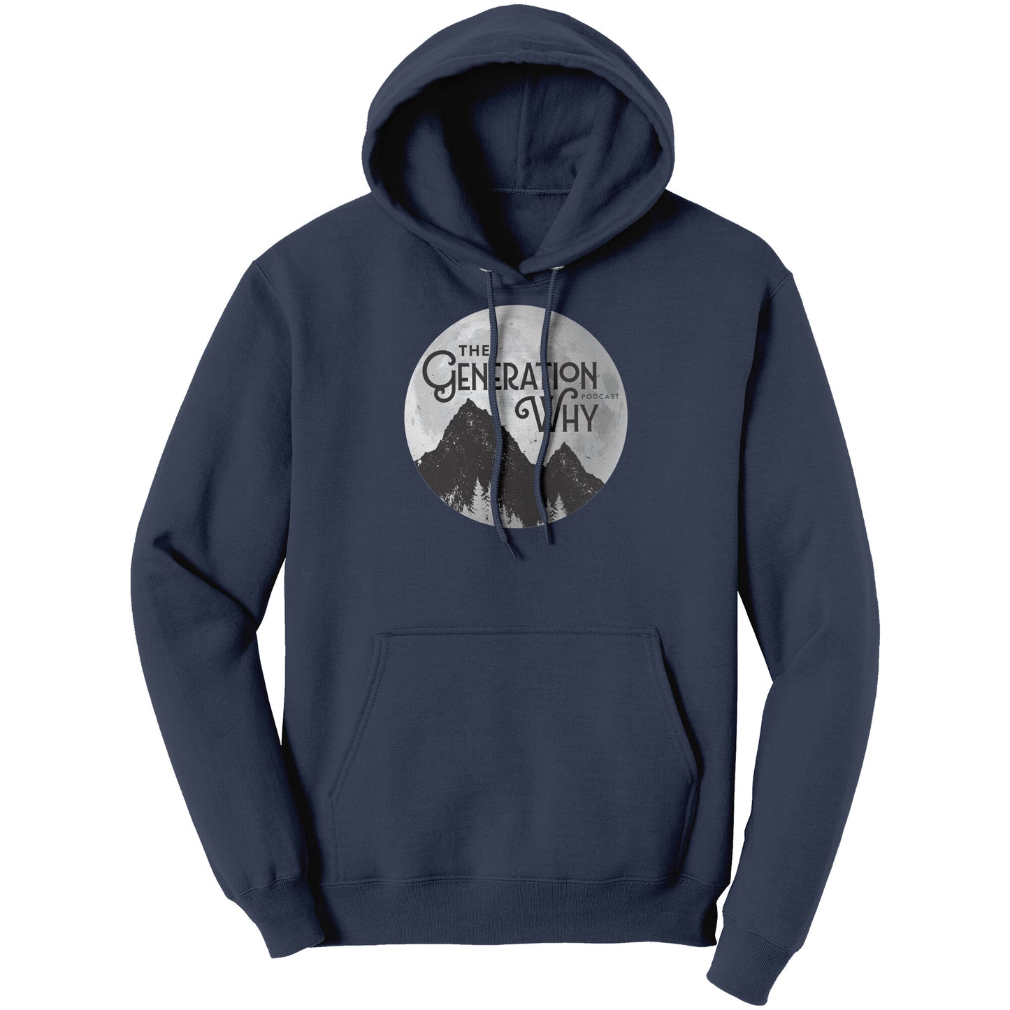 Moon Logo Pullover Hoodie