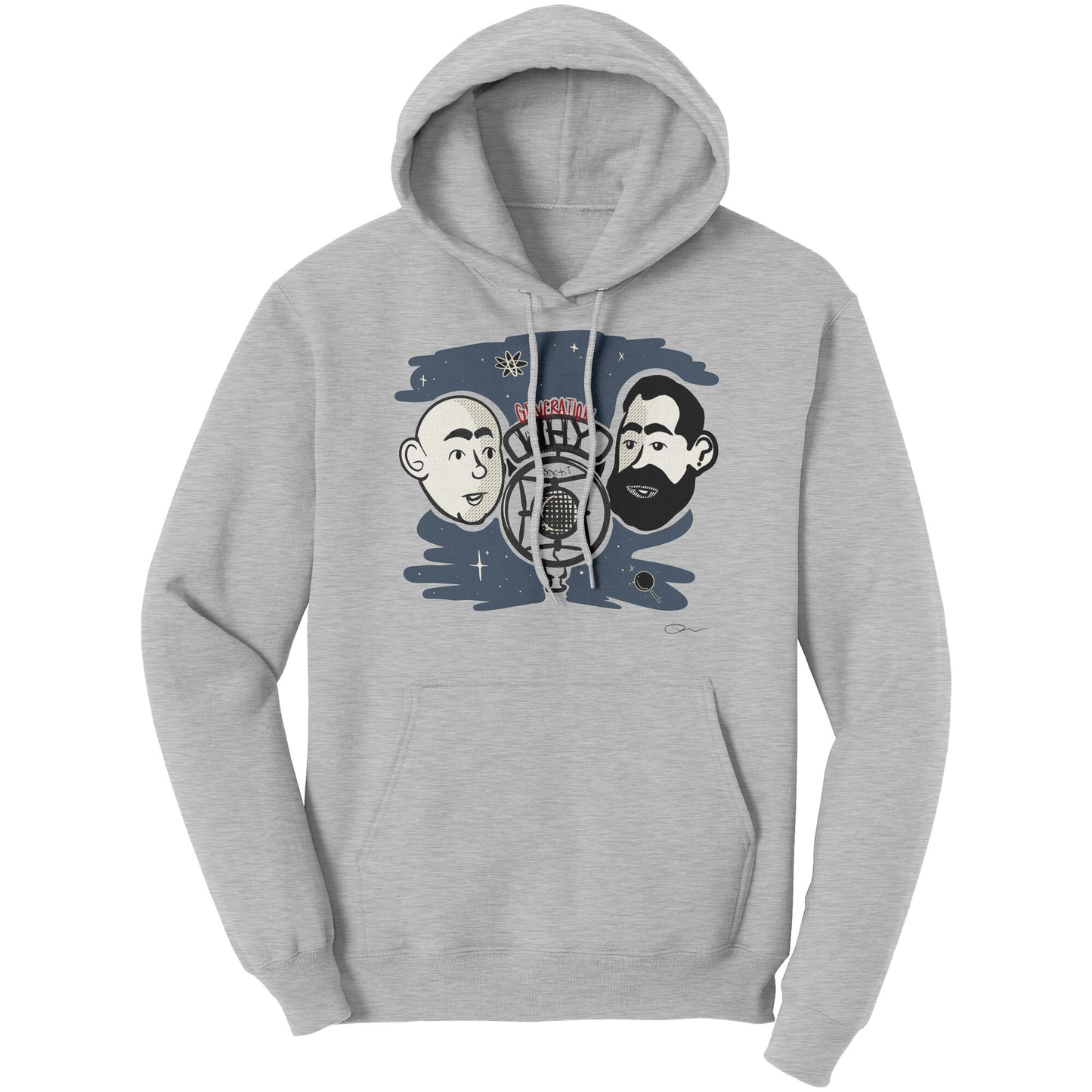 Retro Justin and Aaron Pullover Hoodie