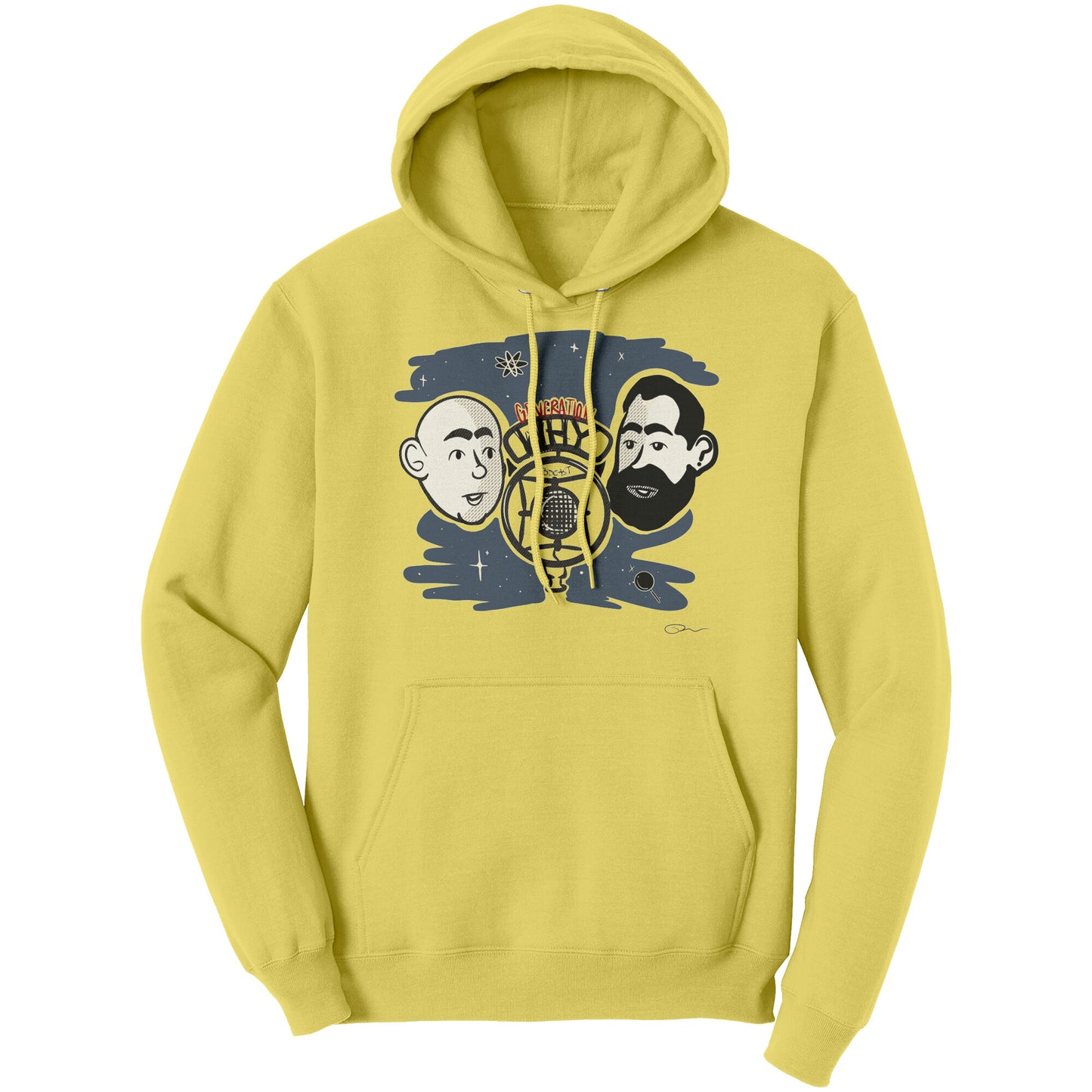 Retro Justin and Aaron Pullover Hoodie