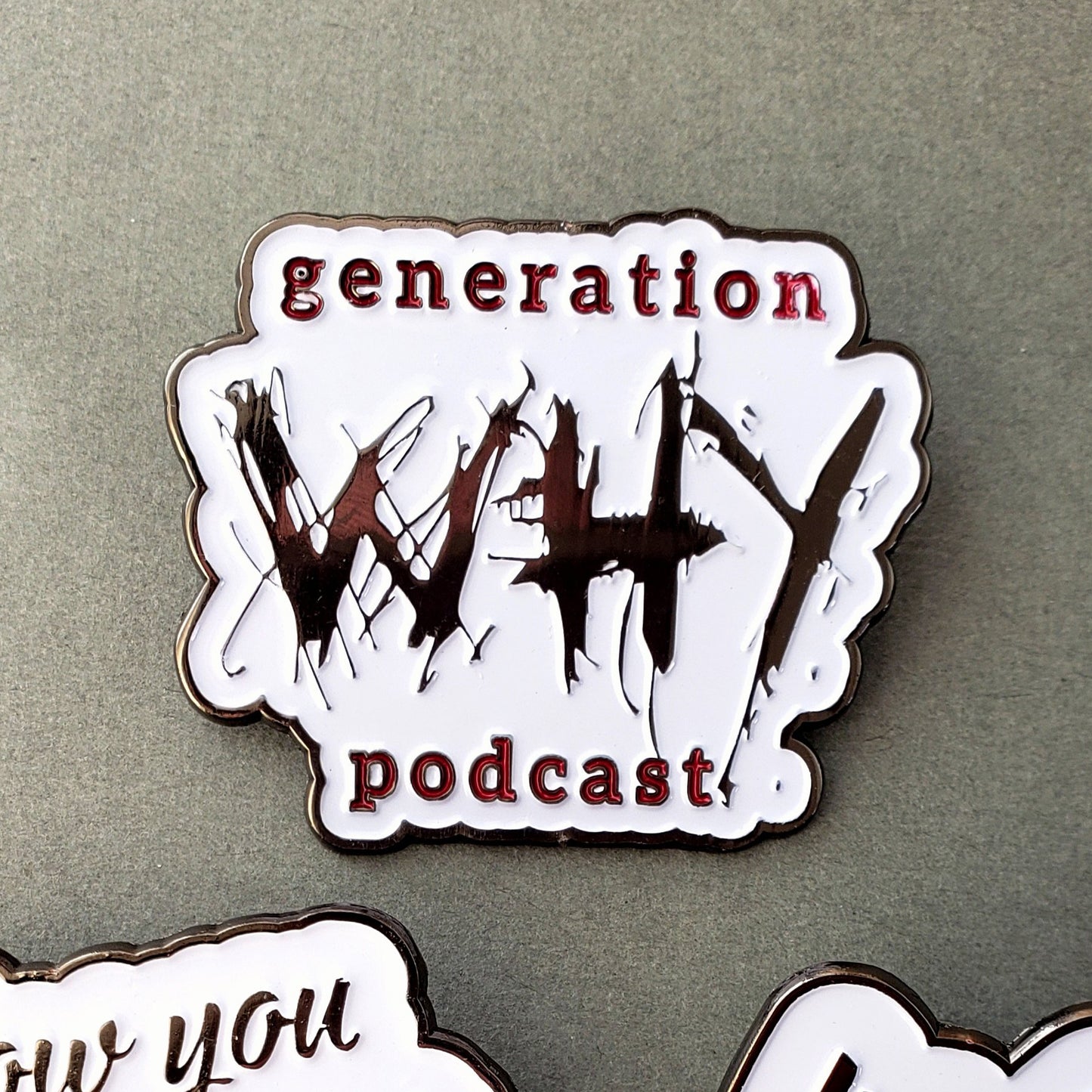 Logo enamel pin