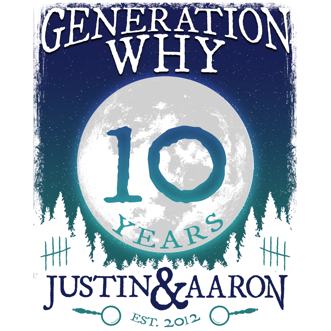 Ten Year Anniversary Sticker