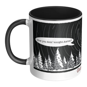 Full Wrap Black Accent 11oz Mug