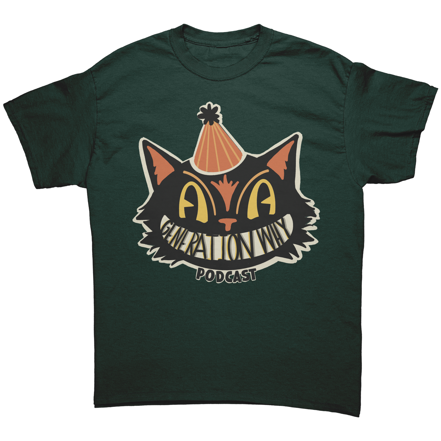 Limited_Unsex_Halloween_Tshirt_Dark_Colo_Forest_Green_Mockup.png