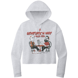 Limited Zombie Gen Why Cropped Lightweight Hoodie