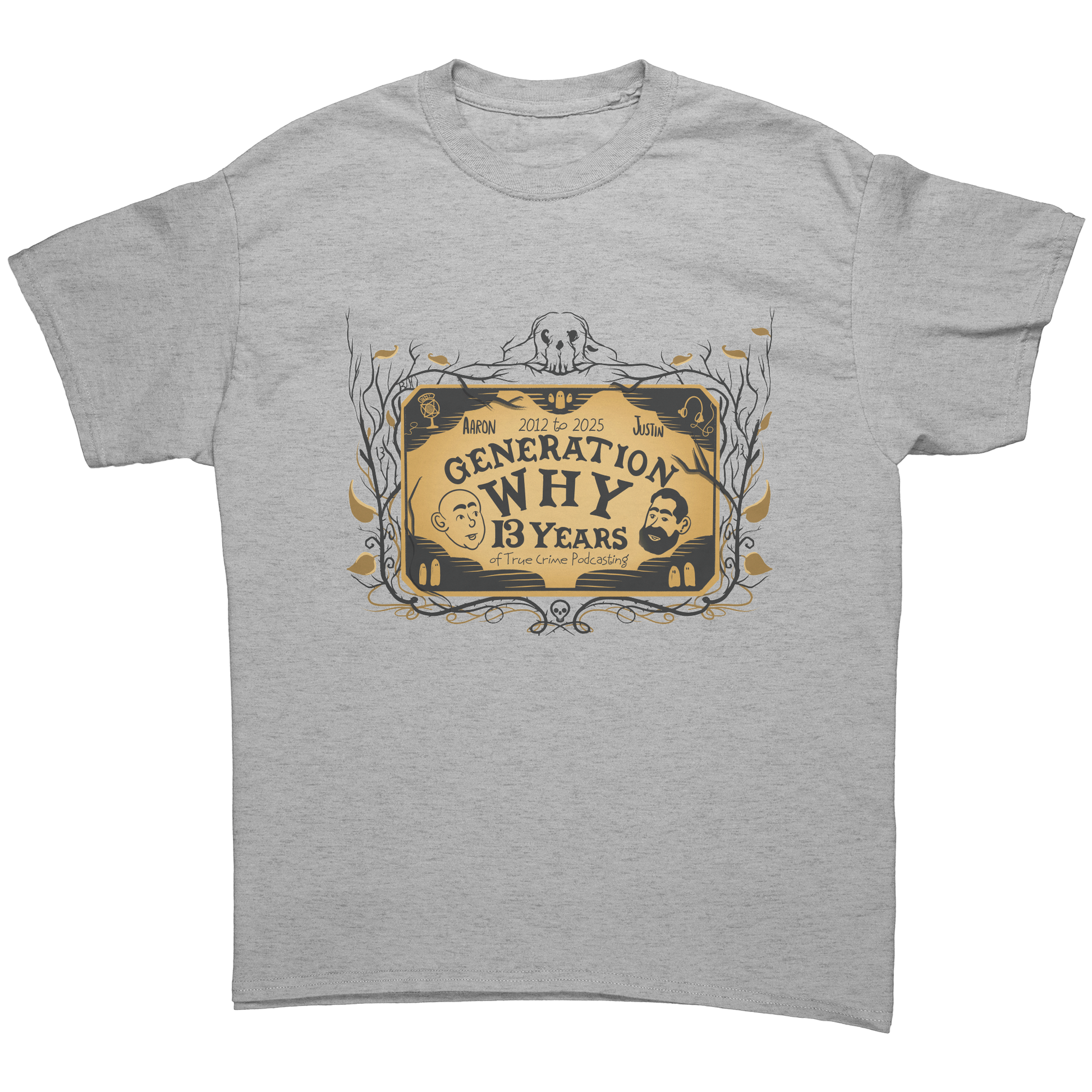 Lucky_13_Years_Unisex_Tee_Sport_Grey_Front_Mockup.png
