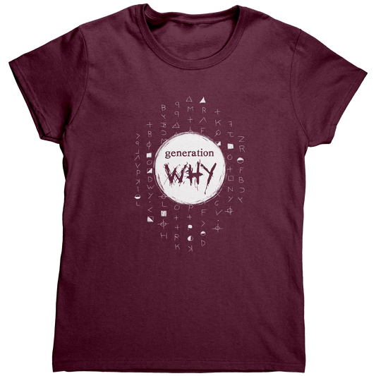 Zodiac_Design_Womens_Shirt_Maroon_Mockup.png