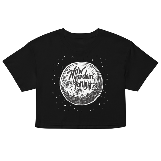 How You Doin' Moon Women’s Crop Top