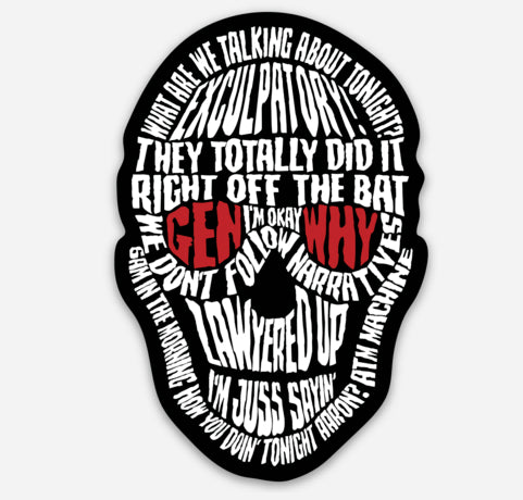 Juss Sayin' Skull Magnent