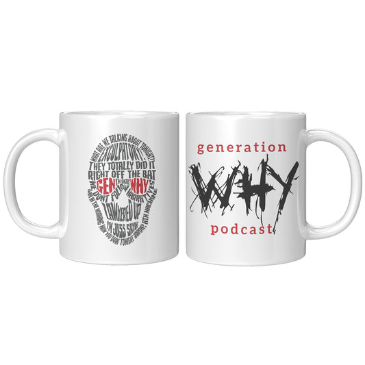 Skull Juss Sayin Ceramic Mug